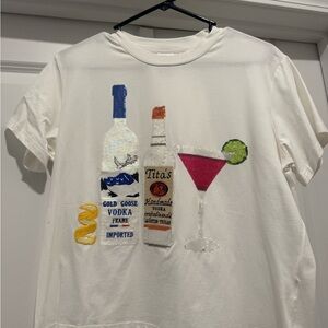 QUEEN OF SPARKLES White t-shirt